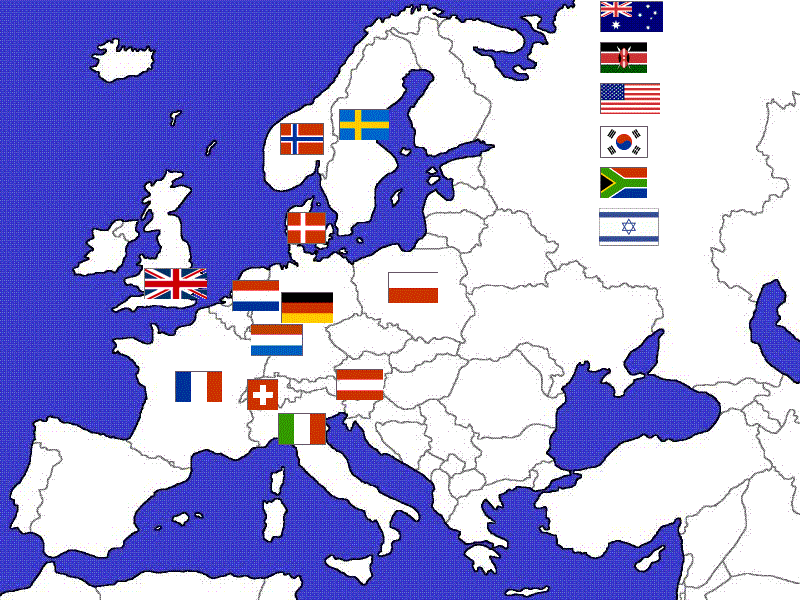 Geographical origin of my guests